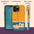 Retro Colors & Name Personalized iPhone Case